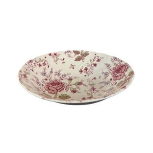 VTG 1930s Johnson Bros Rose Chintz‎ 9" Vegetable Serving Bowl Pink Stamp EUC!